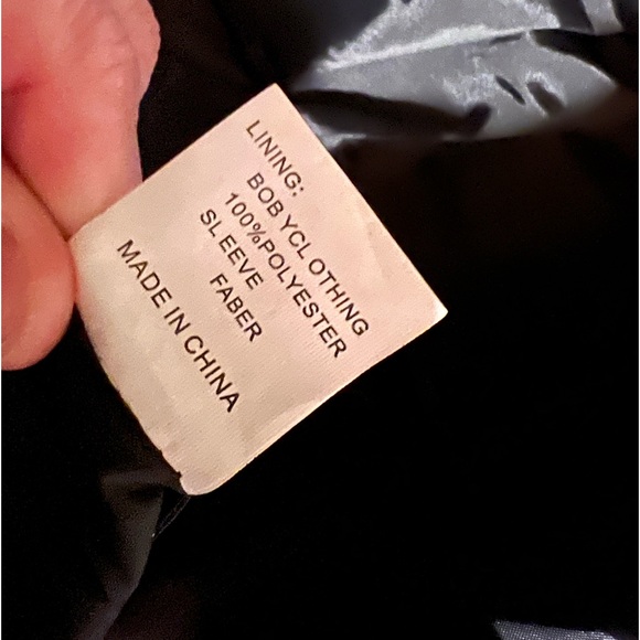 GRAFFITI BLK FAUX LEATHER “DARE YOU” JACKET/ BRAND NEW NO TAGS / SZ LARGE - Picture 3 of 3